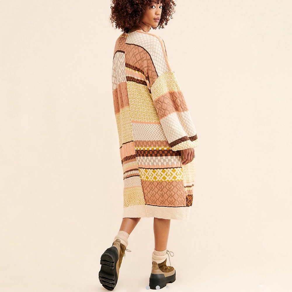 Free People Love and Kisses Long Cardi - Picture 9 of 16